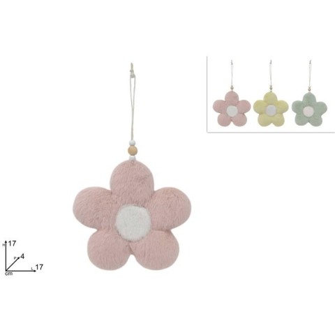 APPENDINO FIORE IN PELLICCIA 17CM 3COL